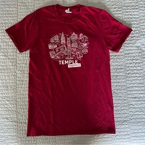 Temple University Red Tee